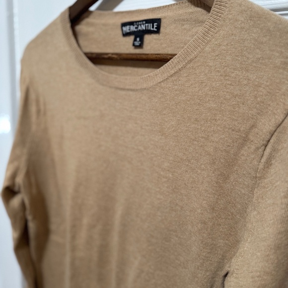 Men’s Camel Crewneck Sweater (Small) | J Crew - Picture 3 of 9